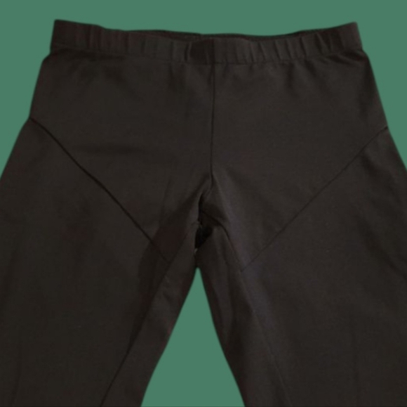 NORMA KAMALA INTERACTIVE ACTIVE MID RISE ATHLEISURE COMPRESSION LEGGINGS SZ. SM - Picture 2 of 9